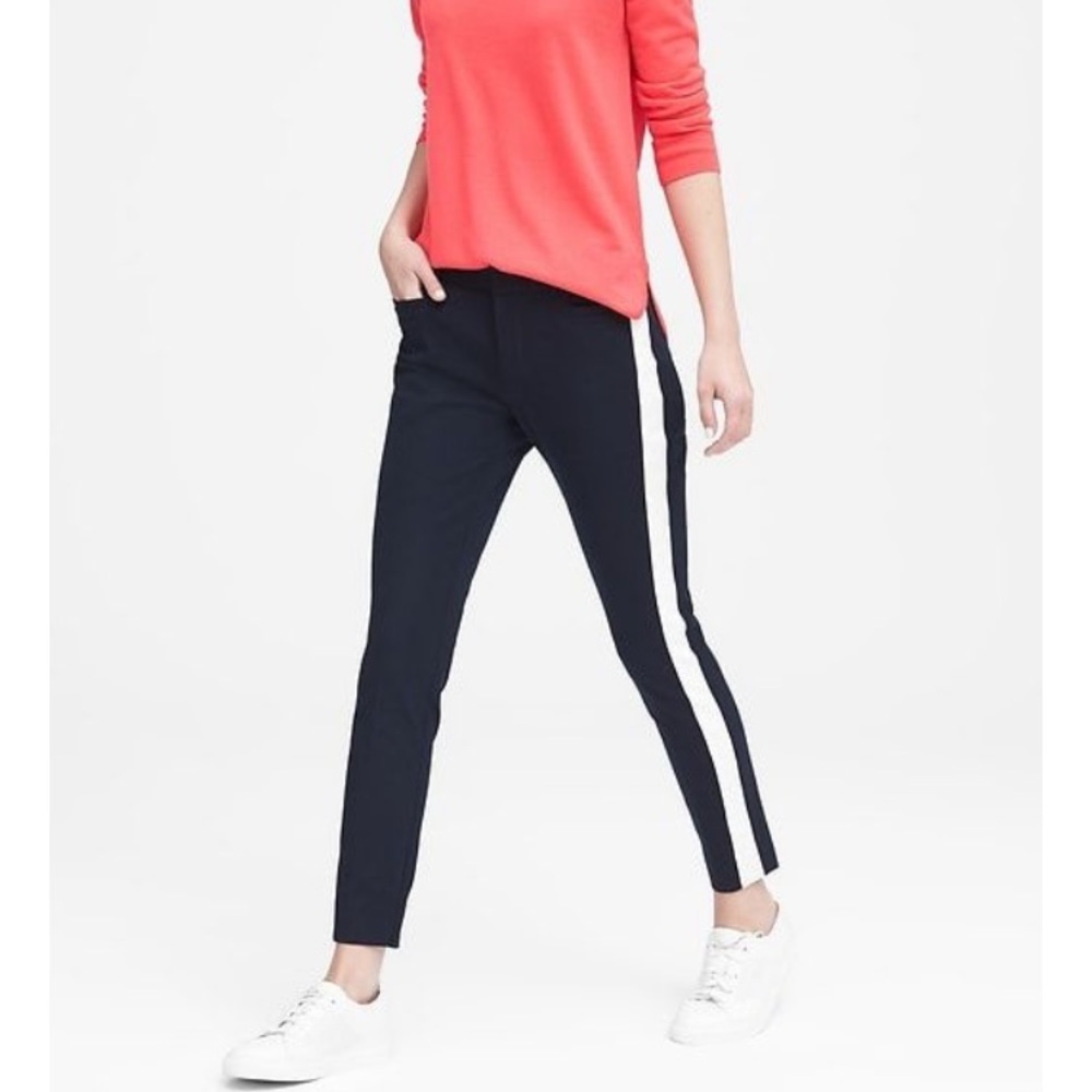Banana Republic Sloan Stripe Ankle Pants